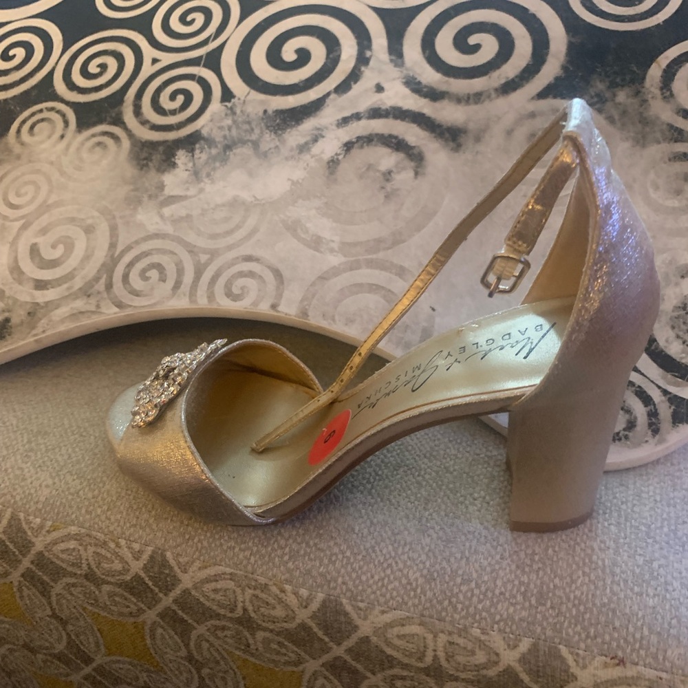 Gold Blingy heels